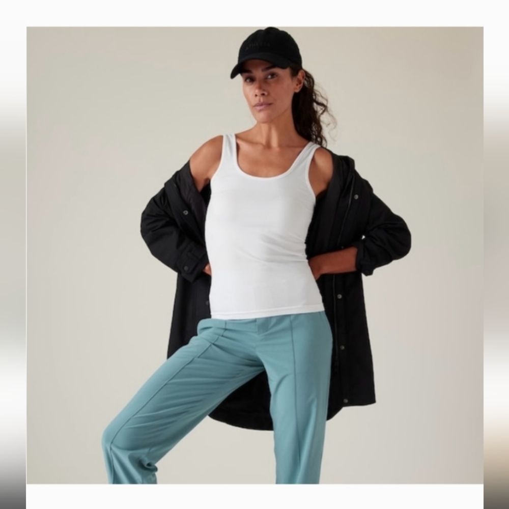 Athleta Renew seamless Scoop Tank White M